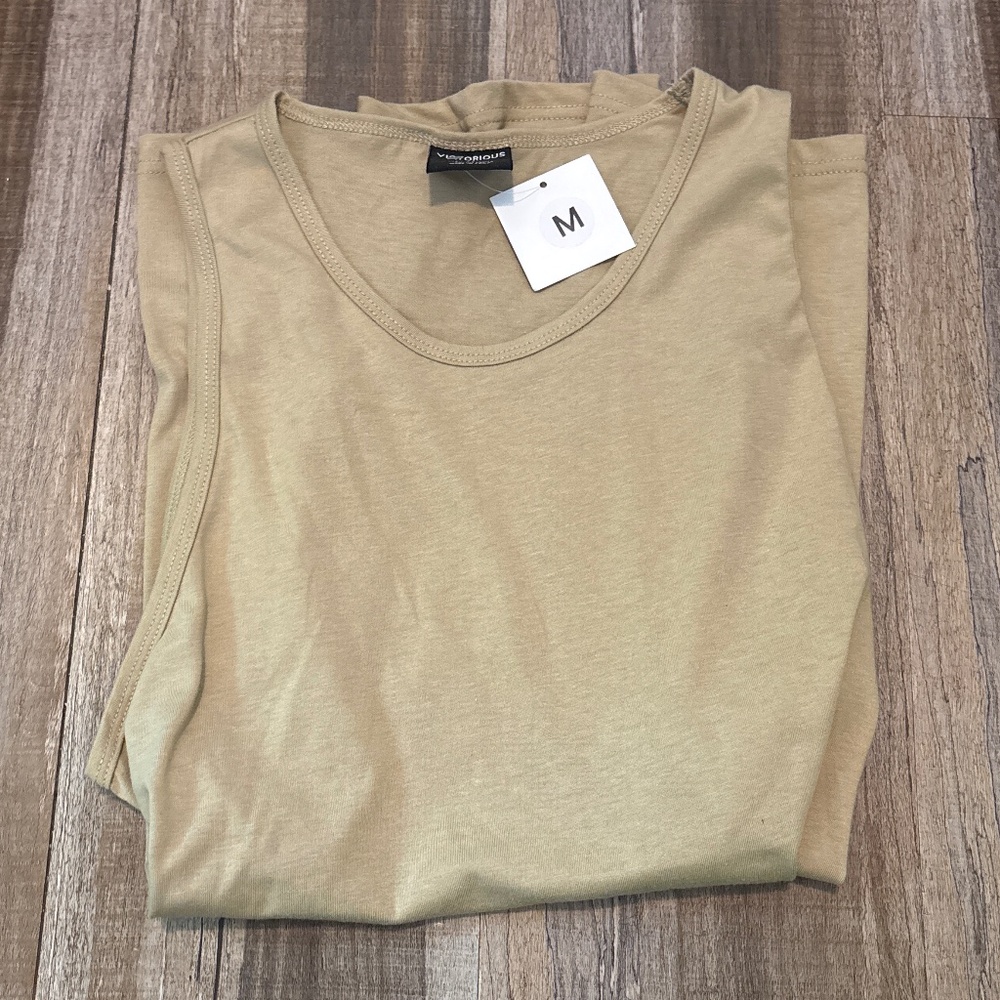 Mens Tan Tank -M